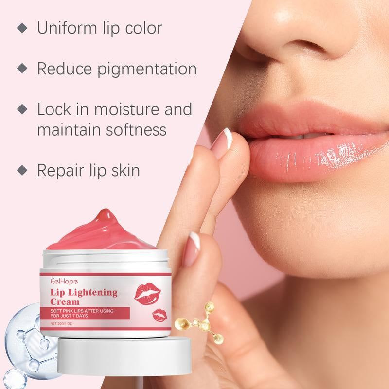 Eelhope Remove Dark Lighten Lip Balm Exfoliating Dead Skin Anti-Crack Fade Lip Line Moisturizing Brighten Repair Lip Care Products