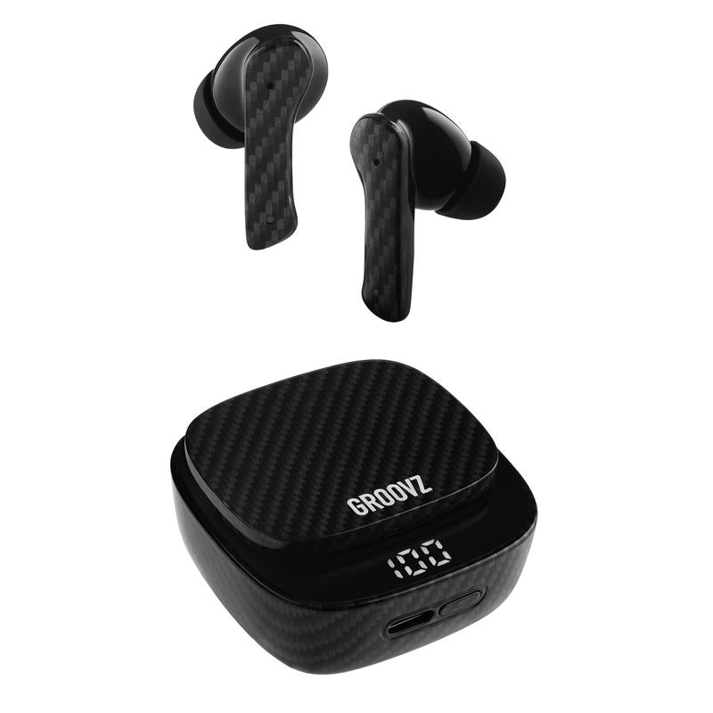 Groovz True Wireless Earbuds | 26H Playtime, Smart Touch Controls & Fast Charging Case (Latest Edition)