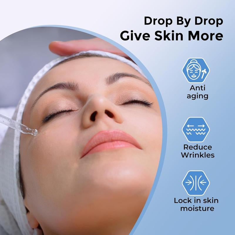 Vitamin C Facial Serum&Hyaluronic Acid Serum, Daily Skincare Product, Skincare Comfort,Daily Care Set Facial Essence