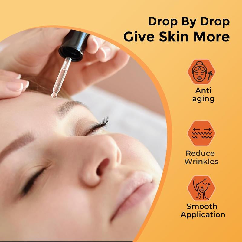 Vitamin C Facial Serum&Hyaluronic Acid Serum, Daily Skincare Product, Skincare Comfort,Daily Care Set Facial Essence
