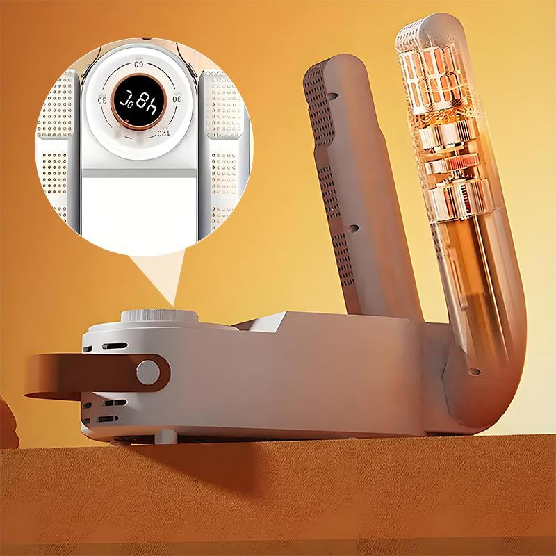 Portable Shoe Dryer,Shoe Dryer Electric Timing Constant Temp Boot Warmer with Folding Rack, 360 Degree Shoes Drying Machine for Sneakers Boots Gloves,Home Appliances for Daily Use