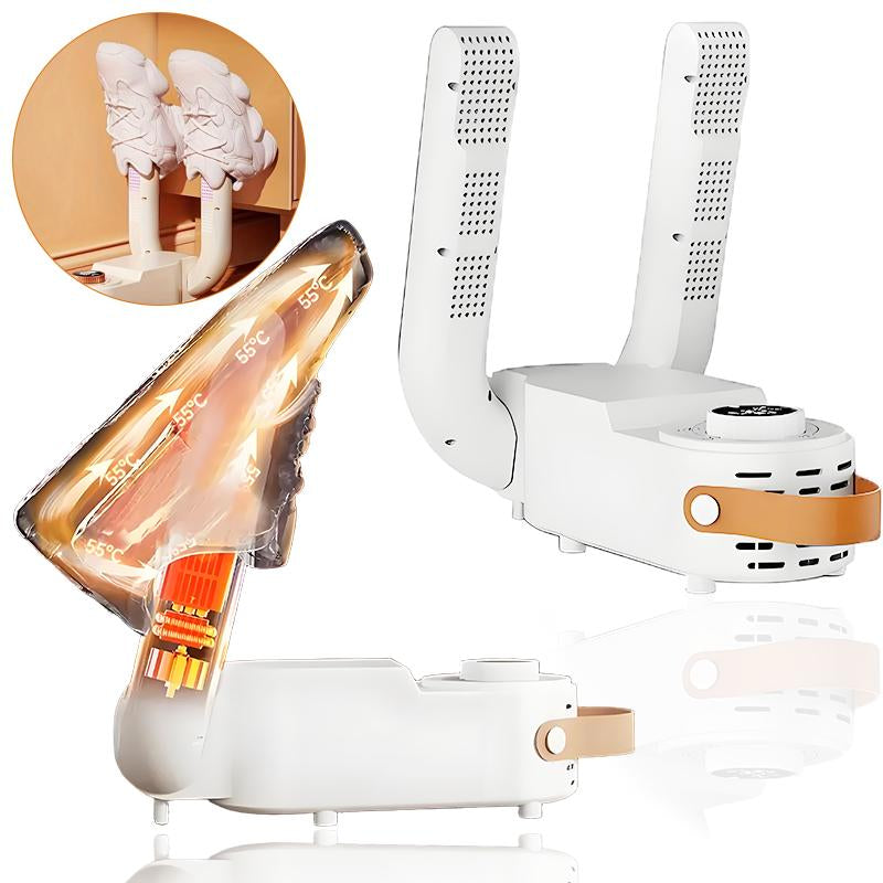 Portable Shoe Dryer,Shoe Dryer Electric Timing Constant Temp Boot Warmer with Folding Rack, 360 Degree Shoes Drying Machine for Sneakers Boots Gloves,Home Appliances for Daily Use