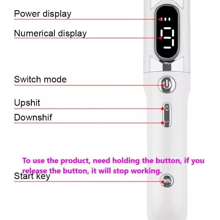 With UV LED Light Devices 1 Set of Tools for Home Use, USB Cable, with Accessories, Portable Lightweight Easy to Operate, Need Holding the Button to Use! (Order through Video, Please Contact!Me If You Do Not Understand the Operation Method)