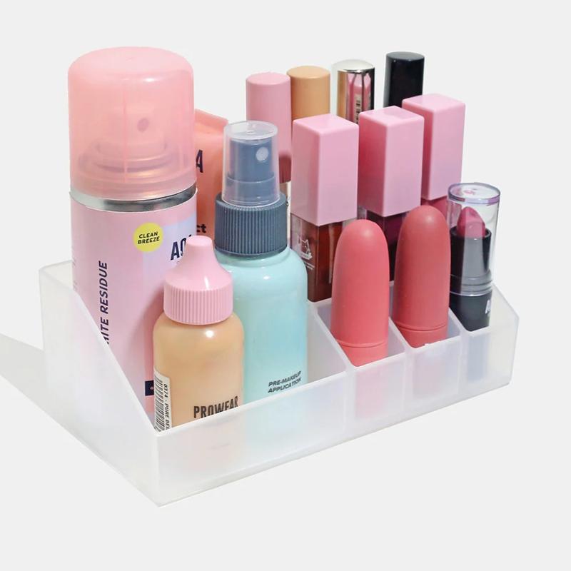 Makeup Organizer - Easy Storage for Beauty Products, Multifunction Desk Organizer, Ideal for Countertop Dresser Vanity & Bathroom Use