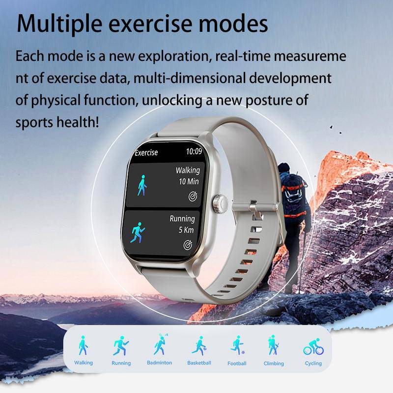 Men'S and Women'S Smartwatches (For Making/Answering Calls), Women'S Fitness Activity Tracking Devices, Smartwatches with over 100 Exercise Modes, IP68 Waterproof Smartwatches