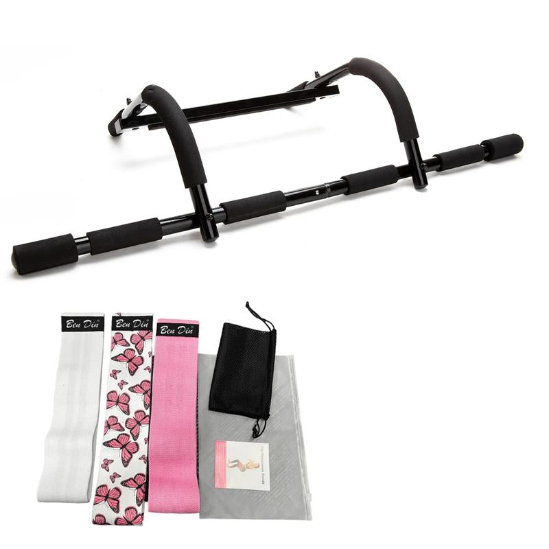 Ben Din Clothing Multi-Function Portable Pull up Bar for Doorway, Black Ben Din