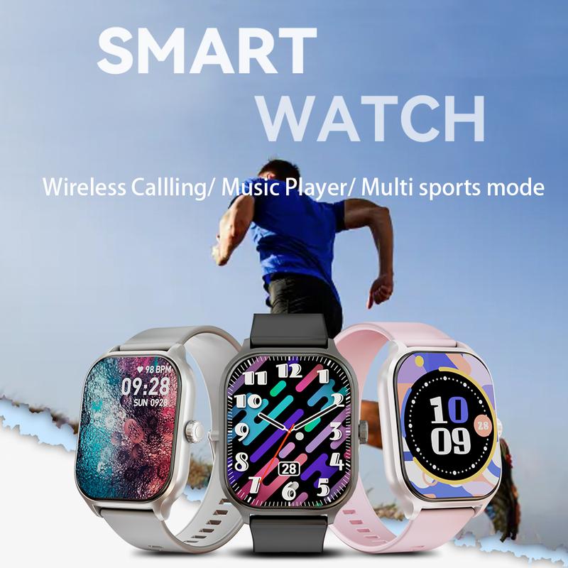 Men'S and Women'S Smartwatches (For Making/Answering Calls), Women'S Fitness Activity Tracking Devices, Smartwatches with over 100 Exercise Modes, IP68 Waterproof Smartwatches
