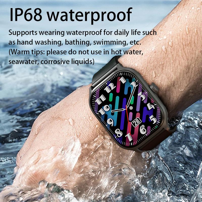 Men'S and Women'S Smartwatches (For Making/Answering Calls), Women'S Fitness Activity Tracking Devices, Smartwatches with over 100 Exercise Modes, IP68 Waterproof Smartwatches