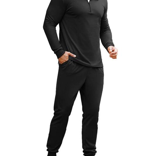 COOFANDY Men'S 2 Piece Sets Jogging Athletic Sports Sweat Suit Quarter Zip Casual Outfits Gift Ideas Long Sleeve Menswear Soft