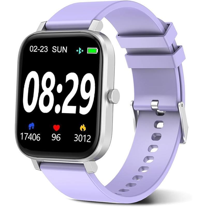 Smart Watch for Men Women 1.83" for Iphone & Android Phone Compatible, Fitness Tracker with Pedometer, Heart Rate/Sleep Monitor, Blood Oxygen, IP68 Waterproof