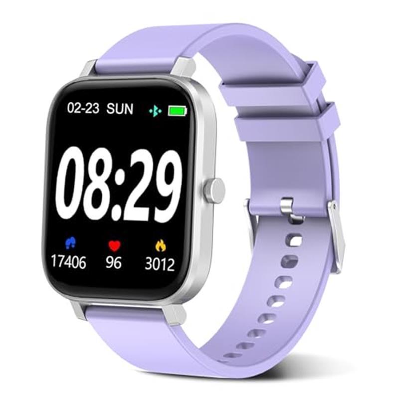 Smart Watch for Men Women 1.83" for Iphone & Android Phone Compatible, Fitness Tracker with Pedometer, Heart Rate/Sleep Monitor, Blood Oxygen, IP68 Waterproof