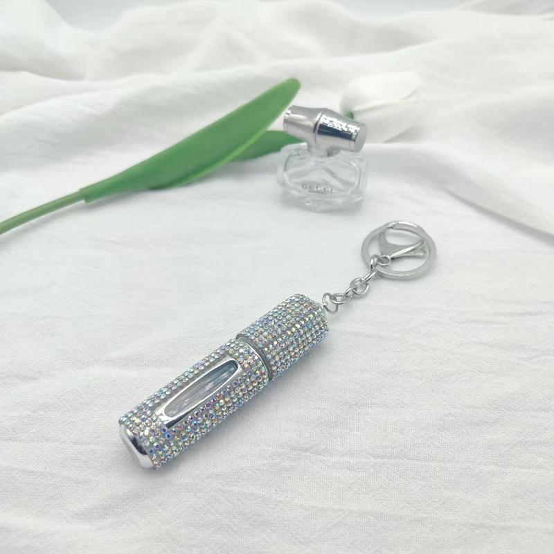Lightweight Folding Hair Comb with Makeup Mirror,Hair Styling Comb, Hairdressing Comb,A Mini Metal Perfume Bottle , Cosmetic,Valentine'S Day Gift