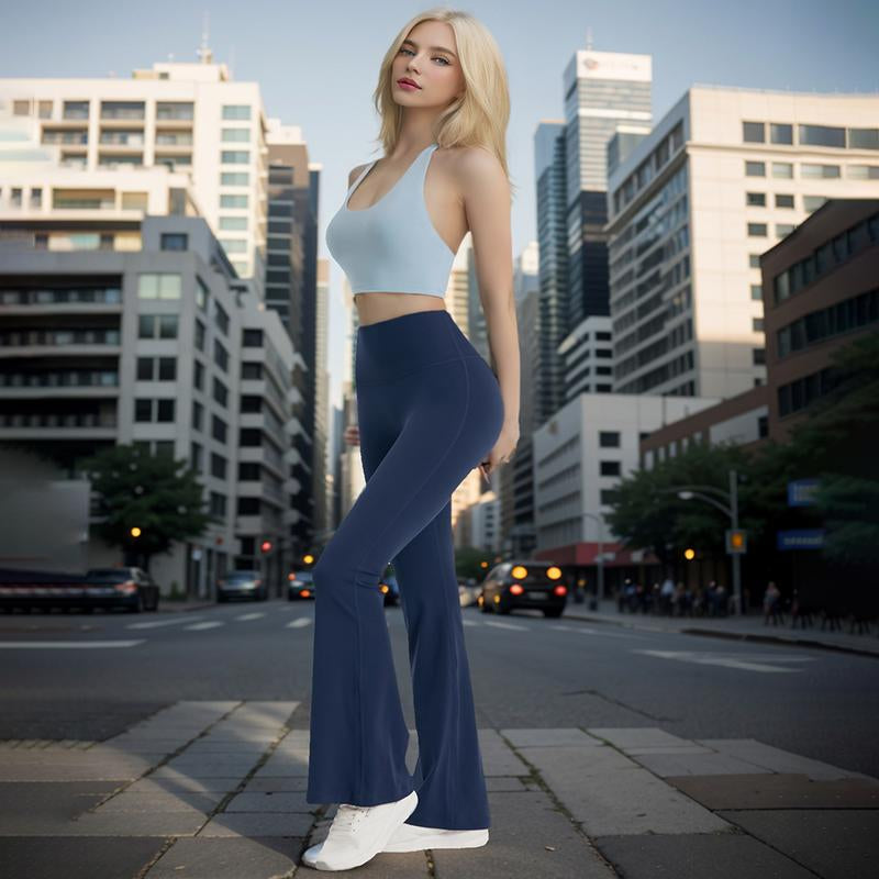 AEIKINISIS High-Waist Flare Legging,Bootcut Workout Pants,Flared Yoga Pants for Women,Stylish Activewear for Yoga,Pilates & Casual