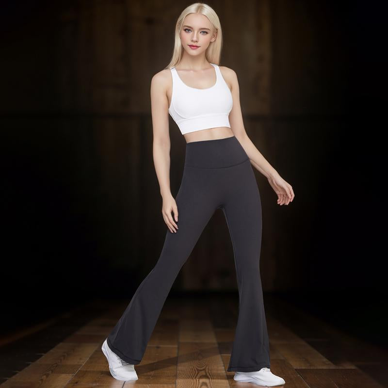 AEIKINISIS High-Waist Flare Legging,Bootcut Workout Pants,Flared Yoga Pants for Women,Stylish Activewear for Yoga,Pilates & Casual