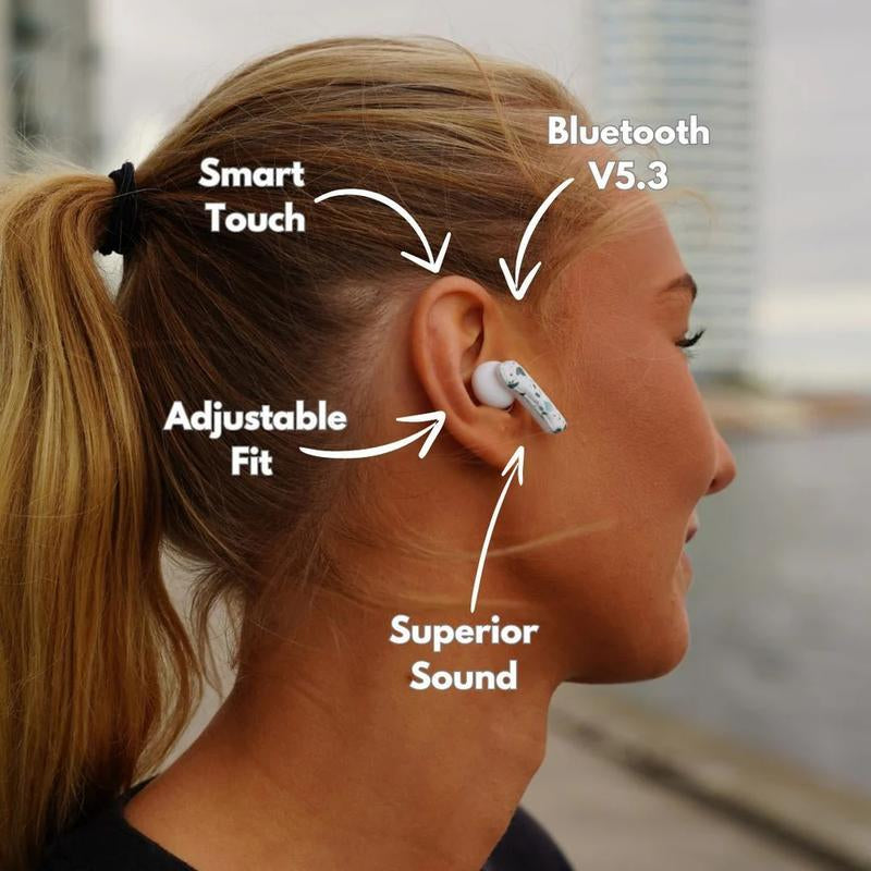 Groovz True Wireless Earbuds | 26H Playtime, Smart Touch Controls & Fast Charging Case (Latest Edition)