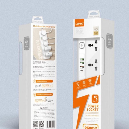 2500W,5 Power Socket