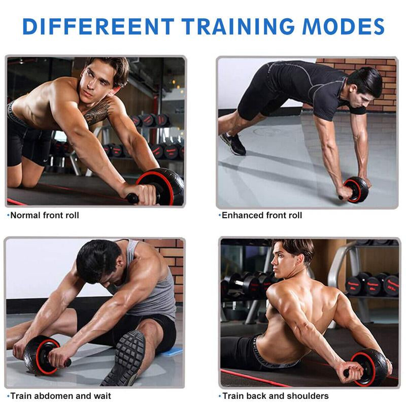 Ab Roller Wheel Abdominal Muscle Training Fitness Gym Equipment Home Exercise