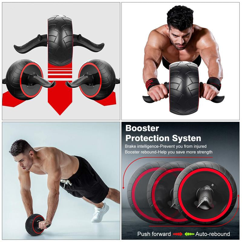 Ab Roller Wheel Abdominal Muscle Training Fitness Gym Equipment Home Exercise