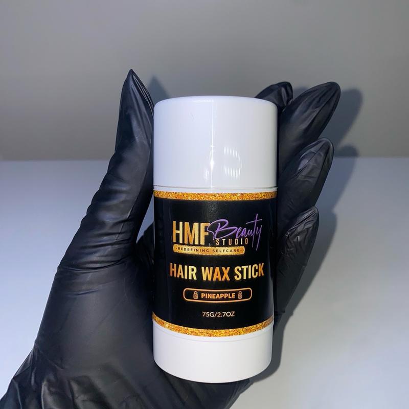 HMF Beauty Mega Hair Wax Stick, Pineapple Scented, 2.7Oz