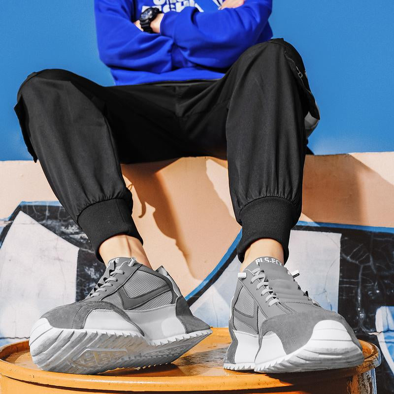 Men'S Casual Fashion Sports Shoes，Sneakers Outdoor Walking Jogging Camping, All Seasons Lace up Sneakers Closed Training Casual Shoe Trainer Running