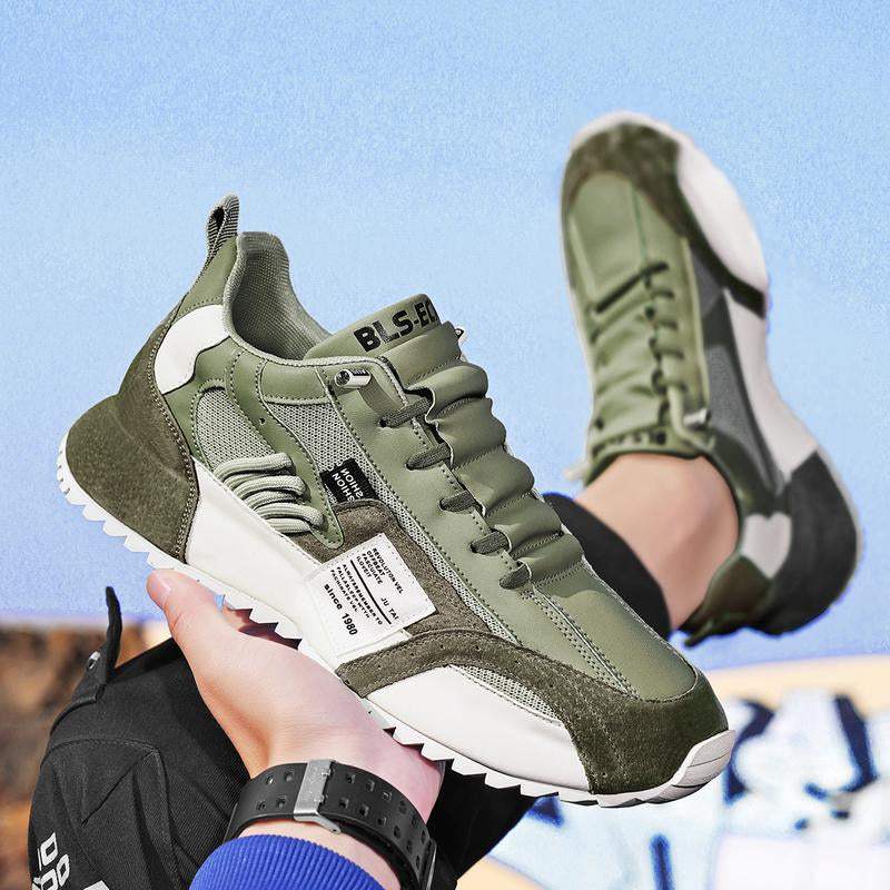Men'S Casual Fashion Sports Shoes，Sneakers Outdoor Walking Jogging Camping, All Seasons Lace up Sneakers Closed Training Casual Shoe Trainer Running