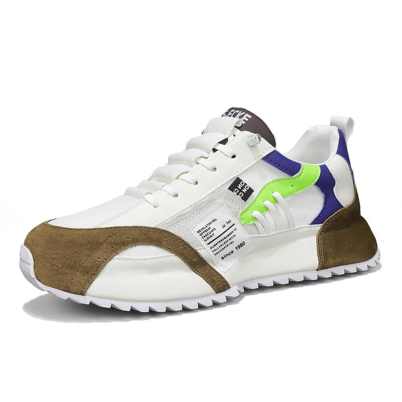 Men'S Casual Fashion Sports Shoes，Sneakers Outdoor Walking Jogging Camping, All Seasons Lace up Sneakers Closed Training Casual Shoe Trainer Running