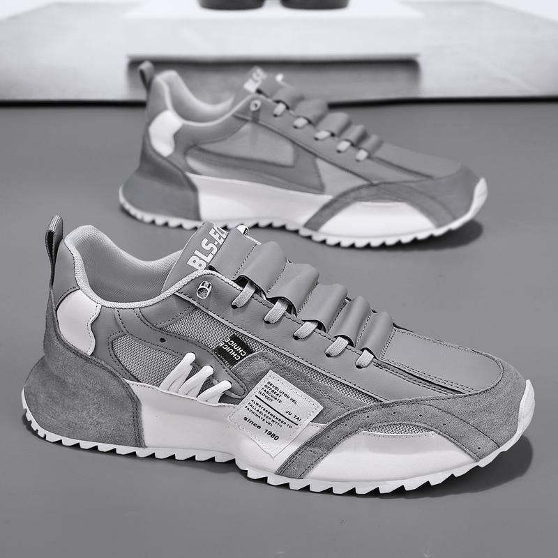 Men'S Casual Fashion Sports Shoes，Sneakers Outdoor Walking Jogging Camping, All Seasons Lace up Sneakers Closed Training Casual Shoe Trainer Running
