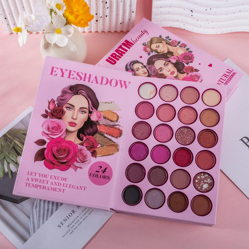 43 Color Eyeshadow Palette, Matte & Glitter Eye Shadows Powder, Shimmering Eye Shadow Makeup Products, High Pigmented Blendable Eye Makeup Products
