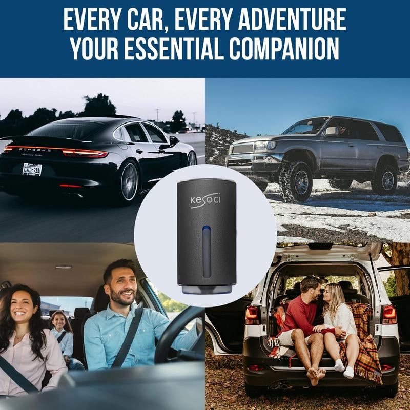 Smart Car Air Freshener: Revolutionary Smart Car Diffuser Vent Clip with 3 Exclusive 10 Ml Fragrances (White Tea, Shangri_La and Jasmine)