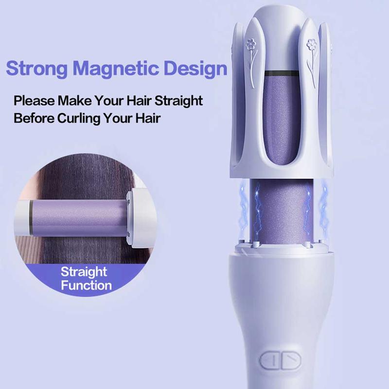 TOLIEA TL-10 Portable Hair Curler with Electric Straightener, Adjustable Temperature Settings, and Curling Iron for Professional Hair Styling Tools