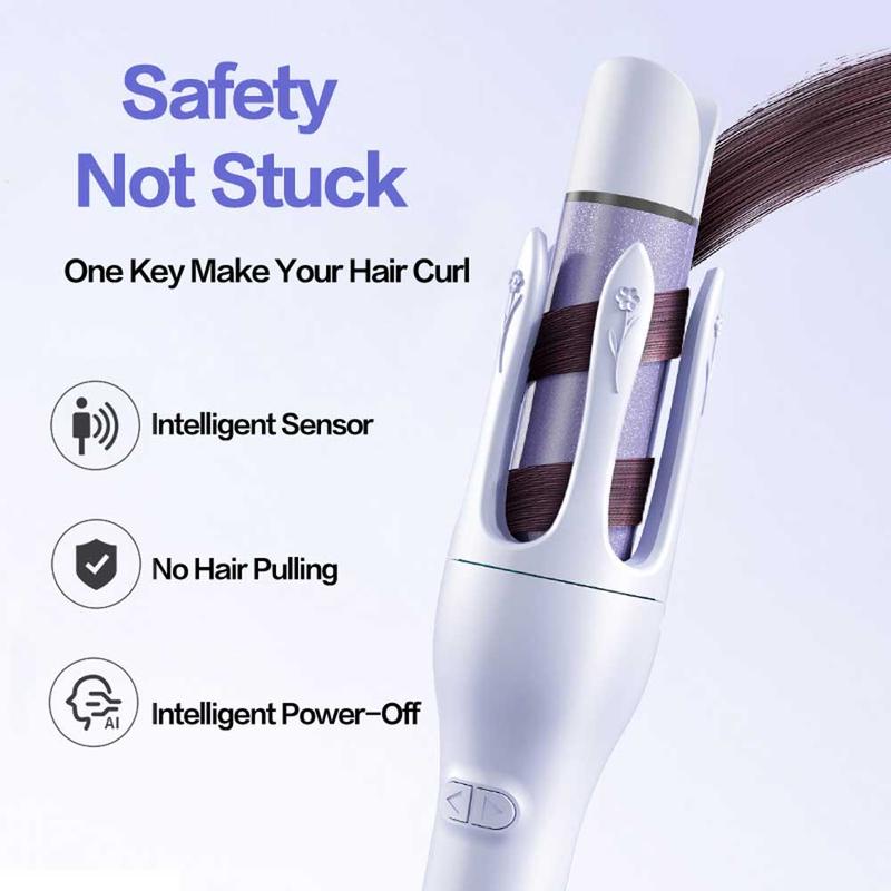 TOLIEA TL-10 Portable Hair Curler with Electric Straightener, Adjustable Temperature Settings, and Curling Iron for Professional Hair Styling Tools
