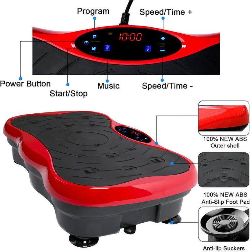 Vibration Plate Exercise Machine,Whole Workout Vibration Platform,Fitness Vibrating Plate Shake Plate,Vibration Plates for . Home Gym Workout Equipment for Women Men.