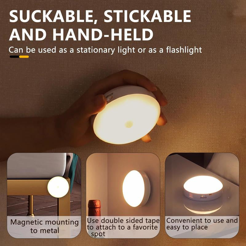 USB Motion Sensornight Light for Bedroom, Kitchen,Hallways & Bathroom LED Smartmotion Detection Smart Lights