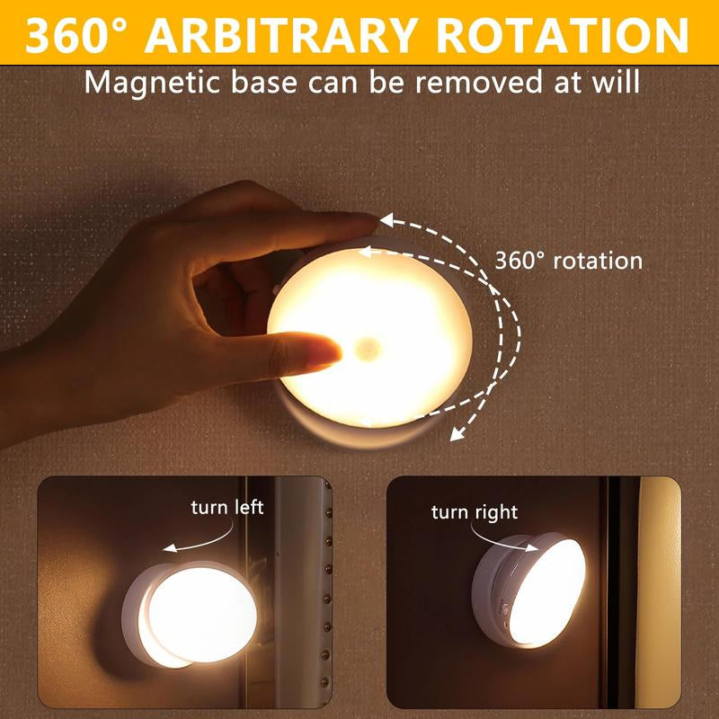 USB Motion Sensornight Light for Bedroom, Kitchen,Hallways & Bathroom LED Smartmotion Detection Smart Lights