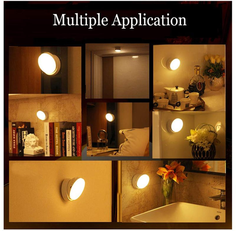 USB Motion Sensornight Light for Bedroom, Kitchen,Hallways & Bathroom LED Smartmotion Detection Smart Lights