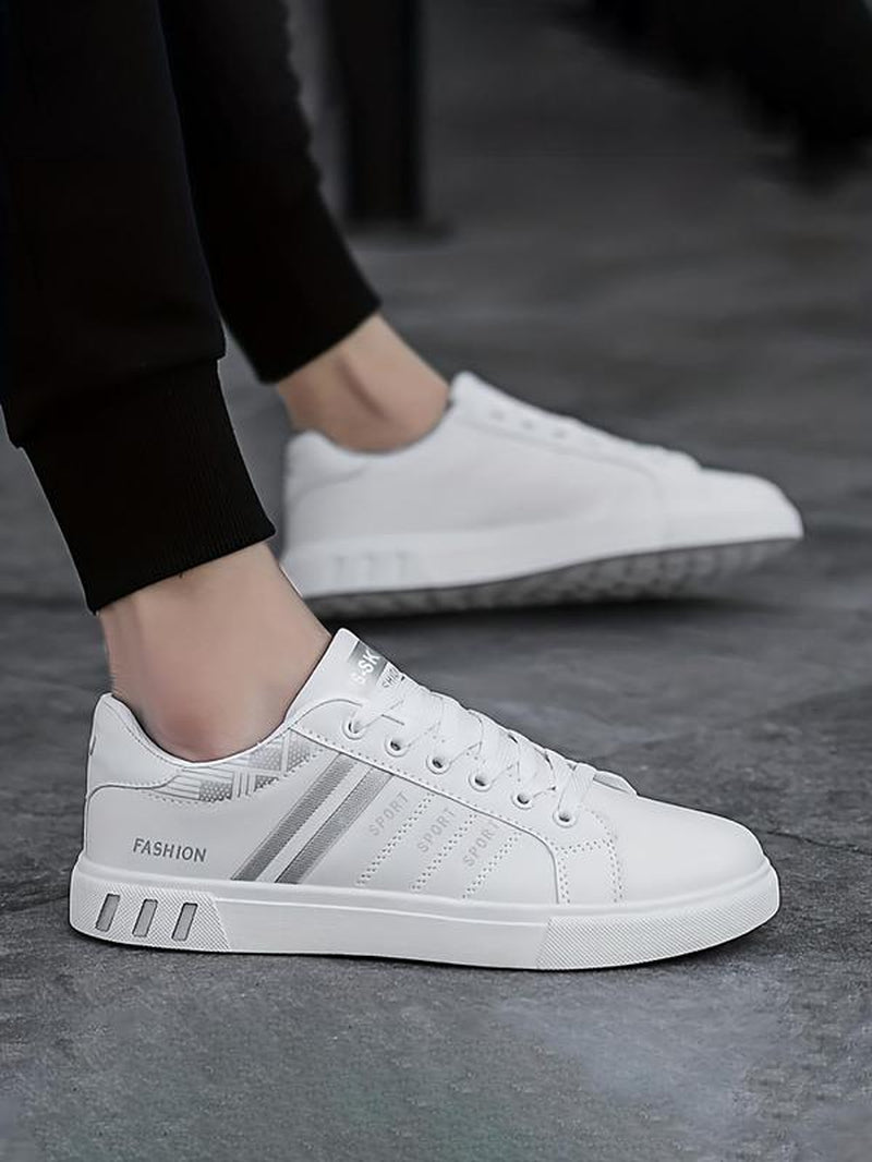 Men'S Fashionable Lace up Low Top Sneakers, Casual Comfortable Breathable Sports Running Casual Sneakers, Male All-Match round Toe Casual Samba Shoes for Daily Wear, Valentine'S Day Gifts