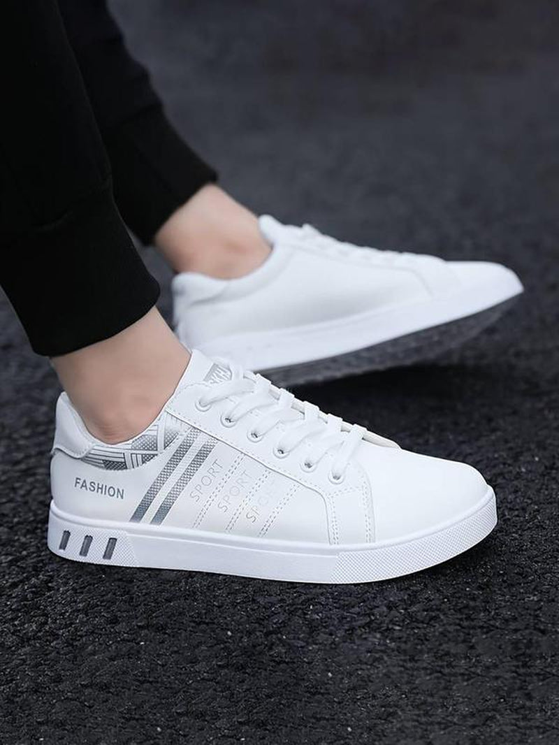 Men'S Fashionable Lace up Low Top Sneakers, Casual Comfortable Breathable Sports Running Casual Sneakers, Male All-Match round Toe Casual Samba Shoes for Daily Wear, Valentine'S Day Gifts