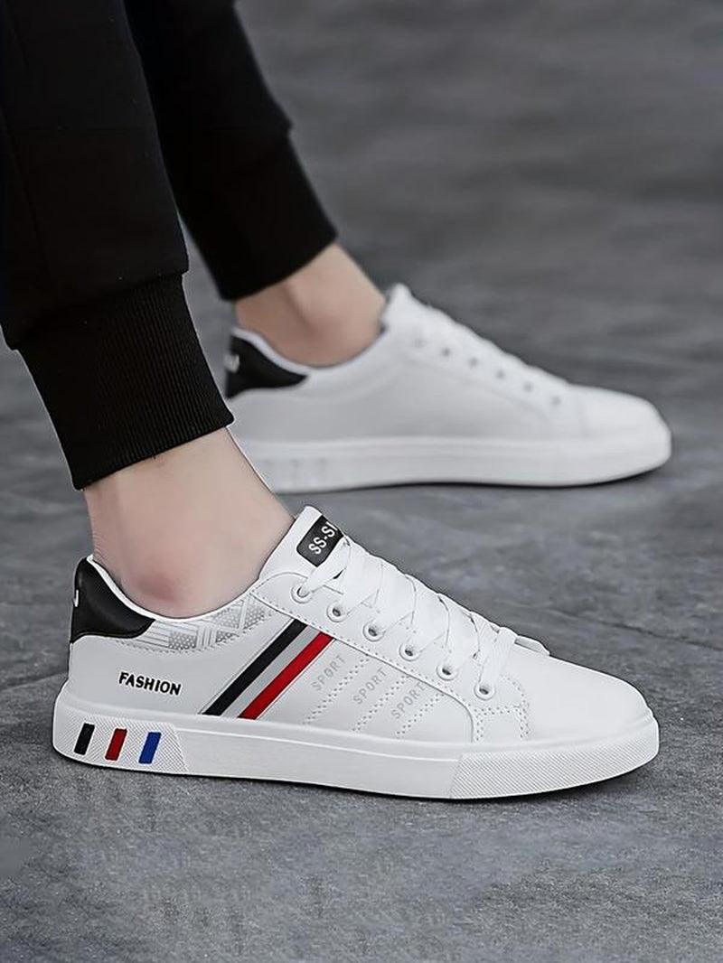 Men'S Fashionable Lace up Low Top Sneakers, Casual Comfortable Breathable Sports Running Casual Sneakers, Male All-Match round Toe Casual Samba Shoes for Daily Wear, Valentine'S Day Gifts