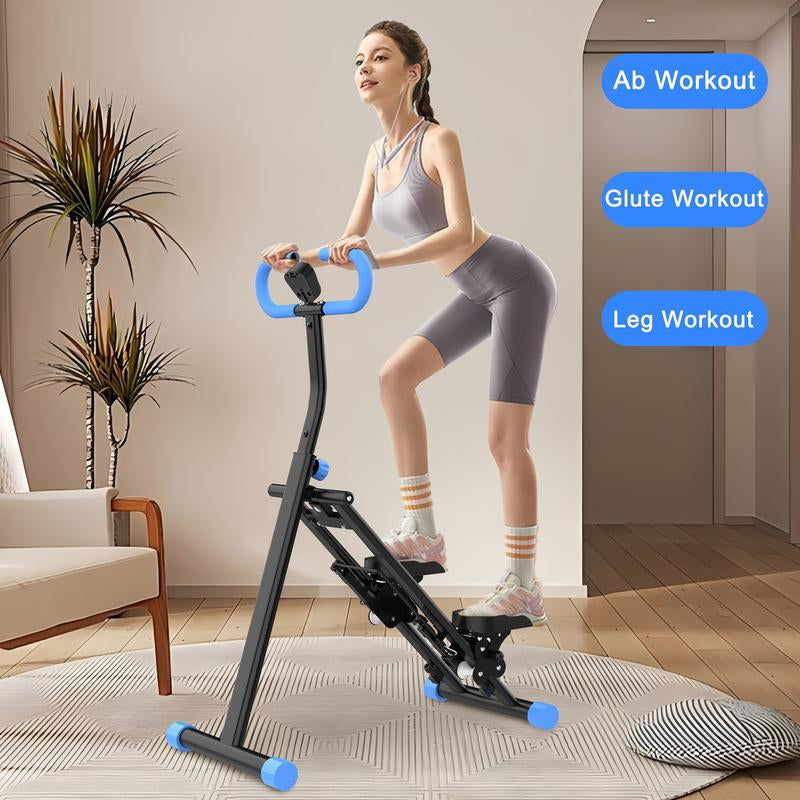Stair Stepper for Home Gym Exercise, New Version Vertical Climber Machine for Full-Body Workout, Compact Folding Cardio Exercise Climber with Extended Step Range, Adjustable Handlebar & Pedals